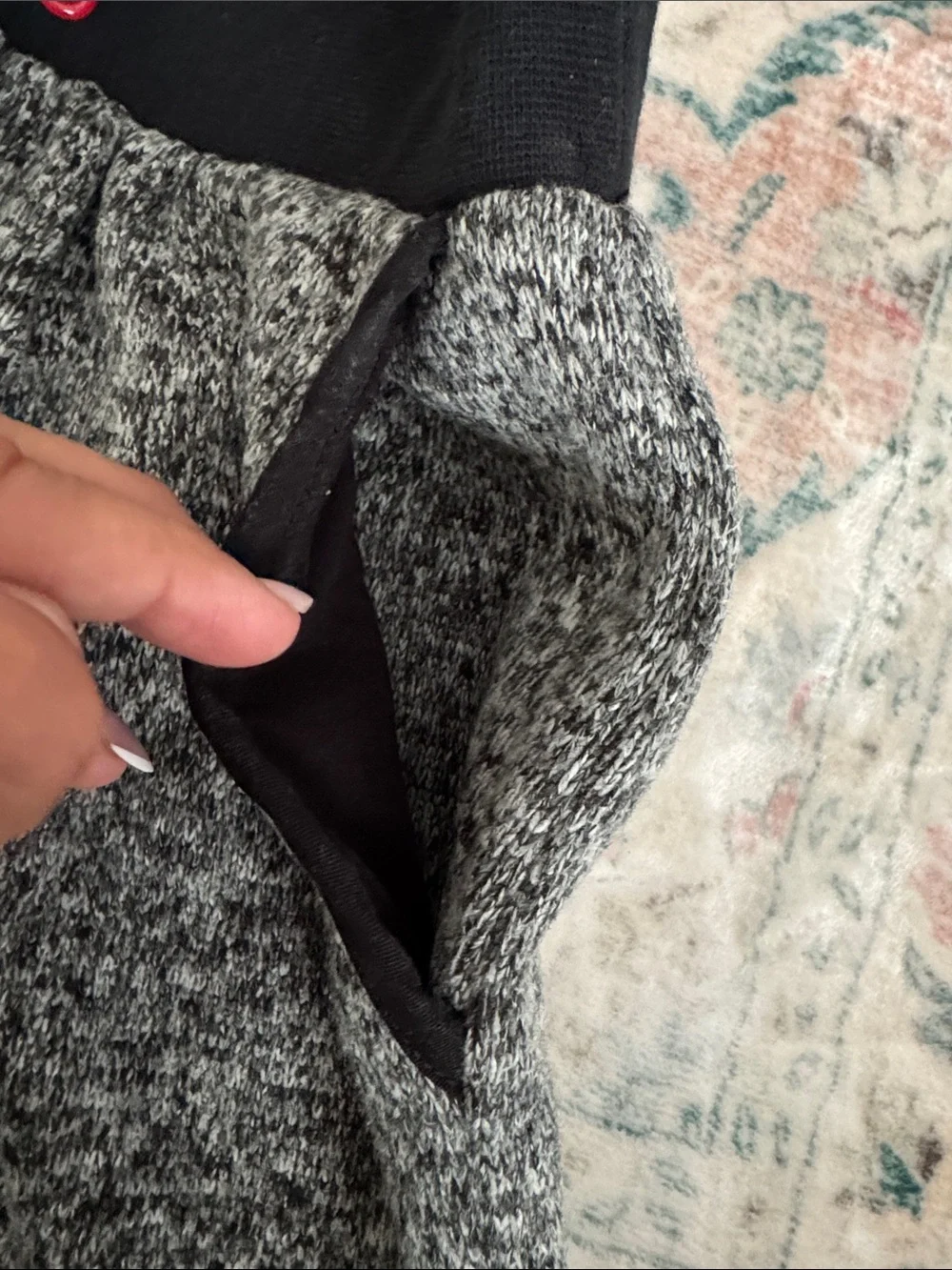 NWT** Gap Casual Gray Knit Drawstring Skirt